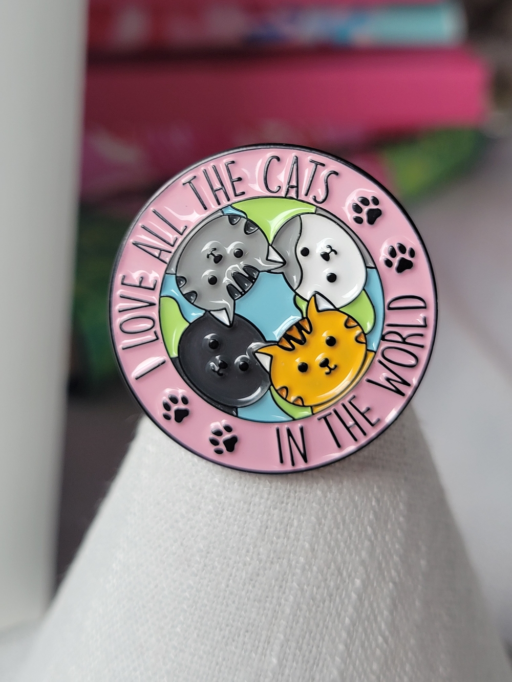 Enamel Cat Lover Pin 2/$15